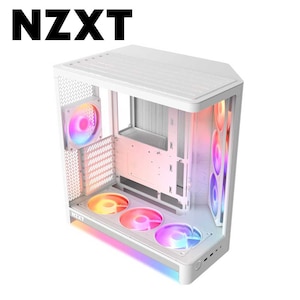 NZXT�b�f���A���`�����o�[�s���[���X PC�P�[�X H6 RGB�{ �yATX / MicroATX / Mini-ITX�z�i�z���C�g�j�bCC-H62FW-P1