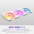 NZXT�b420mmRGB�P�[�X�t�@�� F420 RGB�i2026�j�V���O���t���[���i�z���C�g�j�bRF-R242U-WF
