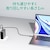 AUKEY�b�f�W�^���\���@�\���� USB-C to C�P�[�u�� 1m�bCB-CC14-BK