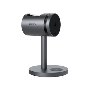 AUKEY�b�A�N�e�B�u��p�@�\ 3-in-1���C�����X�[�d�X�e�[�V�����bLC-MC311A-GY