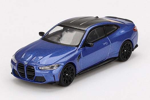 1/64 BMW M4 コンペティション (G82) ポルティマオブルー(右