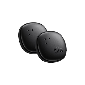 Tile｜Life360 Tile Sticker 2024 （タイルステッカー） 2個パック/電池交換不可（ブラック）｜RE-63012-AP