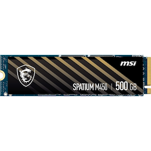 MSI｜エムエスアイ｜MSI SPATIUM M450 PCIe 4.0 NVMe M.2 500GB｜M450PCIE4.0500GB