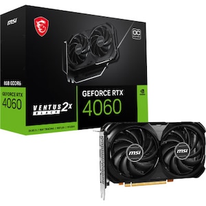 MSI｜エムエスアイ｜MSI GeForce RTX 4060 VENTUS 2X BLACK 8G OC / PCI-Express 4.0 グラフィックスボード｜4060 VENTUS 2X BLACK