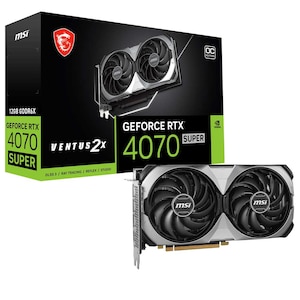 MSIbMSI GeForce RTX 4070 SUPER 12G VENTUS 2X OCb4070SUPERVENTUS2XOC