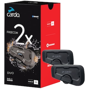 Cardo�i�J���h�j�bCardo FREECOM 2X DUO �o�C�N�p�C���J�� 2�Z�b�g�bFRC2X103