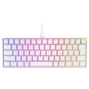 CORSAIR（コルセア）｜メカニカルゲーミングキーボード 日本語配列 60％キーボード CHERRY MX SPEED採用（ホワイト）｜CH-9194114-JP