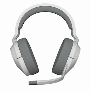CORSAIR�b�R���Z�A�bCORSAIR 50mm�l�I�W�E���h���C�o ���C�����X�Q�[�~���O�w�b�h�Z�b�g HS55 Wireless White�bCA-9011281-AP
