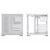 CORSAIR｜コルセア｜ミドルタワー型PCケース 6500X Tempered Glass Mid-Tower White（ホワイト）｜CC-9011258-WW