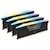 CORSAIR｜コルセア｜DDR5-6000(PC5-48000) 96GB (24GBx4) VENGEANCE RGB （ブラック）｜CMH96GX5M4B6000C30