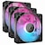 CORSAIR｜コルセア｜PWMファン iCUE LINK RX120 RGB Triple Fan Kit（ブラック）｜CO-9051018-WW