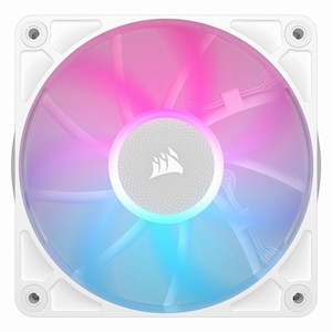 CORSAIR｜コルセア｜PWMファン iCUE LINK RX120 RGB White Single Fan（ホワイト）｜CO-9051021-WW