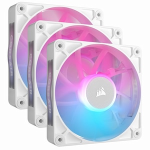 CORSAIR｜コルセア｜PWMファン iCUE LINK RX120 RGB White Triple Fan Kit（ホワイト）｜CO-9051022-WW
