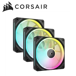 CORSAIR�b�R���Z�A�bPC�P�[�X�t�@�� iCUE LINK LX120 RGB Triple Fans Starter Kit�i�u���b�N�j�bCO-9051026-WW