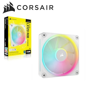 CORSAIR�b�R���Z�A�bPC�P�[�X�t�@�� iCUE LINK LX120 RGB Single Fan Expansion�i�z���C�g�j�bCO-9051029-WW