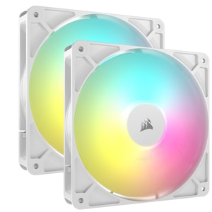 CORSAIR｜コルセア｜PCケースファン RS140 ARGB WHITE Dual Fans（ホワイト）｜CO-9050187-WW