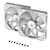 CORSAIR｜コルセア｜PCケースファン RS140 ARGB WHITE Dual Fans（ホワイト）｜CO-9050187-WW