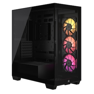 CORSAIR｜コルセア｜PCケース ミドルタワー 3500X ARGB Tempered Glass Mid-Tower（ブラック）｜CC-9011278-WW