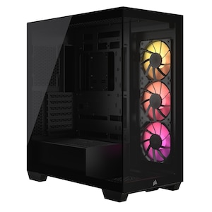 CORSAIR｜コルセア｜PCケース ミドルタワー iCUE LINK 3500X RGB Tempered Glass Mid-Tower（ブラック）｜CC-9011280-WW
