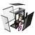 CORSAIR｜コルセア｜PCケース ミドルタワー iCUE LINK 3500X RGB Tempered Glass Mid-Tower（ブラック）｜CC-9011280-WW