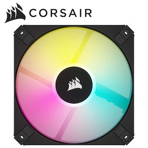 CORSAIR�b�R���Z�A�bPC�P�[�X�t�@�� iCUE AF120 RGB SLIM Single Pack(�u���b�N)�bCO-9050162-WW