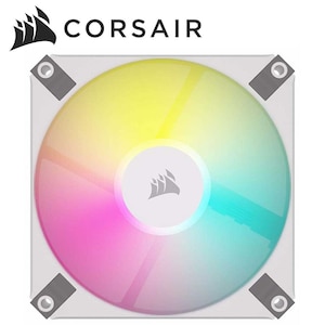 CORSAIR�b�R���Z�A�bPC�P�[�X�t�@�� iCUE AF120 RGB SLIM WHITE Single Pack(�z���C�g)�bCO-9050164-WW