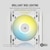 CORSAIR�b�R���Z�A�bPC�P�[�X�t�@�� iCUE AF120 RGB SLIM WHITE Dual Pack with Lighting Node CORE(�z���C�g)�bCO-9050165-WW