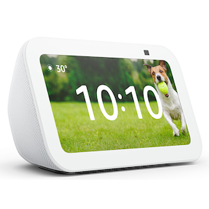 Amazon（アマゾン）｜Echo Show 5 (エコーショー5) 第3世代スマートディスプレイ with Alexa2メガピクセルカメラ付き（グレーシャーホワイト）｜B09B2RLPLV