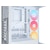 CORSAIR�b�R���Z�A�b�~�h���^���[�^PC�P�[�X FRAME 4500X RS-R ARGB Panoramic Glass Mid-Tower�i�z���C�g�j�bCC-9011315-WW