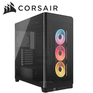 CORSAIR�b�R���Z�A�b�~�h���^���[�^PC�P�[�X FRAME 4500X LX-R RGB iCUE LINK Panoramic Glass Mid-Tower�i�u���b�N�j�bCC-9011316-WW