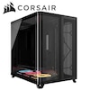 CORSAIR�b�R���Z�A�b�~�h���^���[�^PC�P�[�X AIR 5400 LX-R RGB iCUE LINK �g���v���`�����o�[�i�u���b�N�j�bCC-9011320-WW