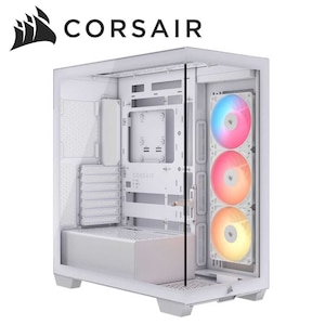 CORSAIR�b�R���Z�A�b�~�h���^���[�^PC�P�[�X 3500X RS-R ARGB Mid-Tower�i�z���C�g�j�bCC-9011323-WW