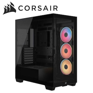 CORSAIR�b�R���Z�A�b�~�h���^���[�^PC�P�[�X 3500X LX-R RGB iCUE LINK Mid-Tower�i�u���b�N�j�bCC-9011324-WW