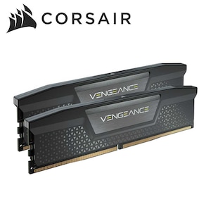 CORSAIR�b�R���Z�A�bDDR5-6400MHz  (PC5-51200) UDIMM 64GB(32GBx2) VENGEANCE DDR5 XMP 3.0�i�u���b�N�j�bCMK64GX5M2B6400C42
