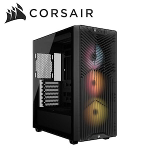 CORSAIR�b�R���Z�A�b�~�h���^���[�^PC�P�[�X 3200D RS ARGB Mid-Tower,Smoke�i�X���[�N�j�bCC-9011346-WW