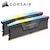 CORSAIR�b�R���Z�A�bVENGEANCE RGB DDR5 32GB (2 x 16GB) DDR5 6000 CL38 1.35V Intel XMP �� AMD EXPO - GREY�bCMH32GX5M2D6000Z38
