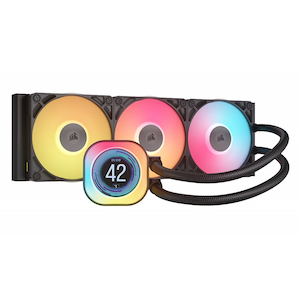 CORSAIR｜コルセア｜水冷一体型CPUクーラー iCUE LINK TITAN 360 RX RGB LCD（ブラック）｜CW-9061023-WW