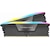 CORSAIR｜コルセア｜VENGEANCE RGB DDR5 UDIMM 6000MT/s 64GB (32GBx2) CL28-36-36-96 1.40V AMD EXPO ＆ Intel XMP - Grey（グレー）｜CMH64GX5M2B6000Z28