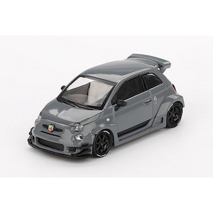 1/64 アバルト 595 LB-WORKS x Abas Works グレー(右ハンドル)【MGT00995-R】