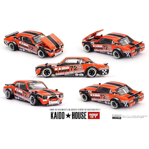 �l�h�m�h�|�f�s�b1/64 Nissan �X�J�C���C�� 2000GT-R (KPGC10)Kaido Racing V1 (�E�n���h��)�yKHMG195�z�bKHMG195 ���ײ� 2000GT-R RHD