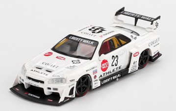 MINI GT 1/64 日産 スカイライン スーパーシルエット ER34 LB