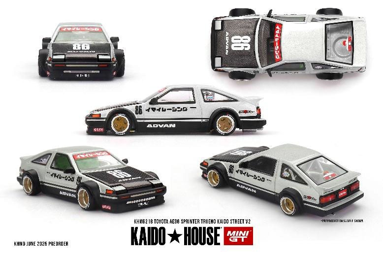 1/64 Toyota AE86 スプリンタートレノ Kaido Street V2(右