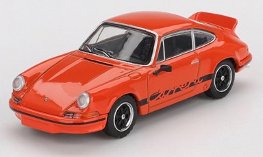 1/64 ポルシェ 911 カレラ RS 2.7 タンジェリン/ブラックリバリー(右