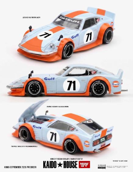 1/64 Nissan フェアレディ Z Kaido GT GULF V1(右ハンドル)【KHMG317