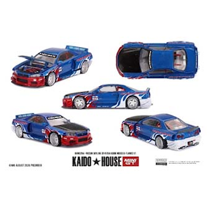 �l�h�m�h�|�f�s�b1/64 Nissan �X�J�C���C�� GT-R R34 Kaido House Flames V1 (���n���h��)�yKHMG294�z�bKHMG294 Ư�� ���ײ� GT-R R34