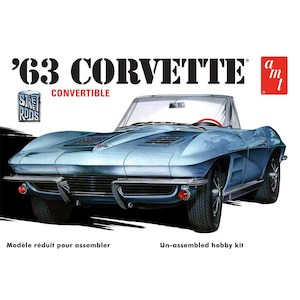 1/25 1963 シボレー コルベット コンバーチブル【AMT1335】【在庫処分】