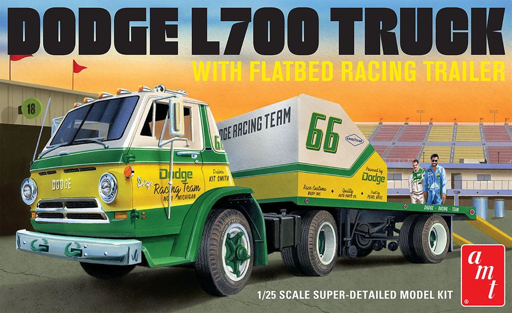 海外製トレーラー台車 Amazon | AMT 1/25 ホワイト・フレイトライナー SC/DD キャブ