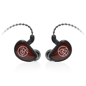 64オーディオ｜ハイブリッド型カナルイヤホン(Black/Red)｜64A-7457