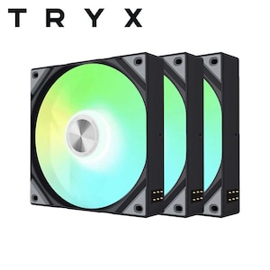 TRYX�b�g���C�G�b�N�X�bROTA SL ARGB 120 3�p�b�N�V���[�Y ARGB LED���� �É�PC�P�[�X�t�@�� (120mmx3�E�z���C�g)�bF-R120A-AM3M-G0K