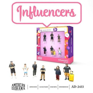 American Diorama�b1/64 �t�B�M���A �C���t���G���T�[�Y 6�Z�b�g�yAD-2433�z�bAD-2433 ̨�ޭ� ���ٴݻ���